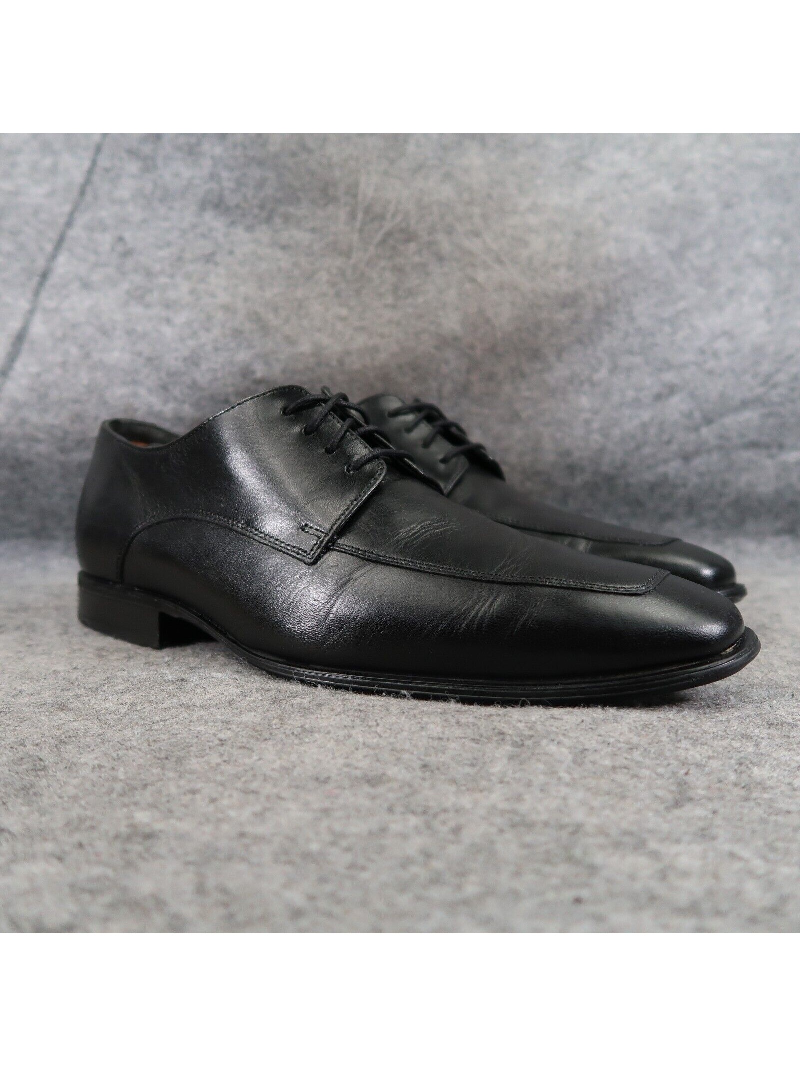 Cole Haan Shoes Mens 8.5 Oxford Classic Formal Leather Black Dress Event Lace Up